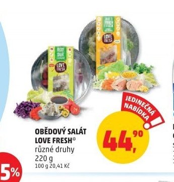OBĚDOVÝ SALÁT LOVE FRESH