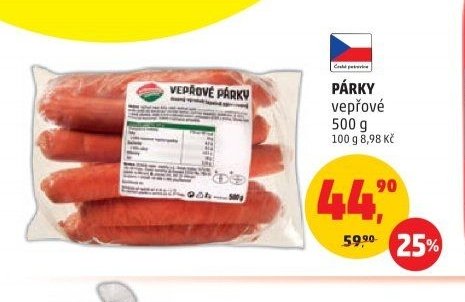 PÁRKY vepřové