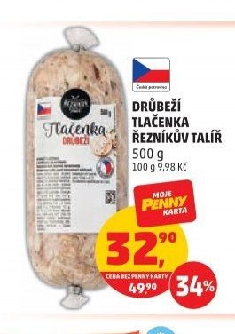 DRŮBEŽÍ TLAČENKA ŘEZNÍKŮV TALÍŘ