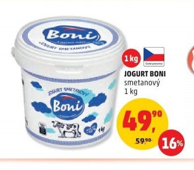 JOGURT BONI smetanový