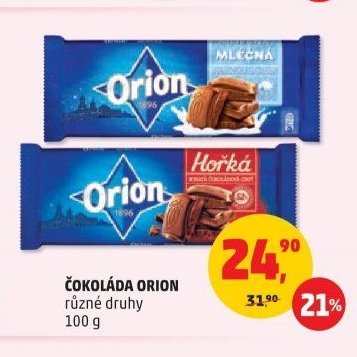 ČOKOLÁDA ORION