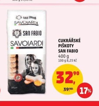 CUKRÁŘSKÉ PIŠKOTY SAN FABIO