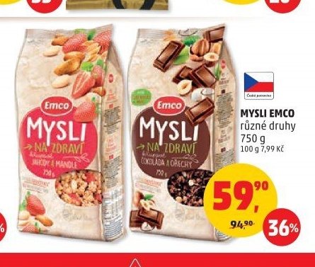 MYSLI EMCO různé druhy