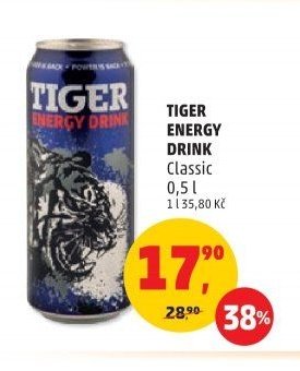 TIGER ENERGY DRINK Classic 0,5 l