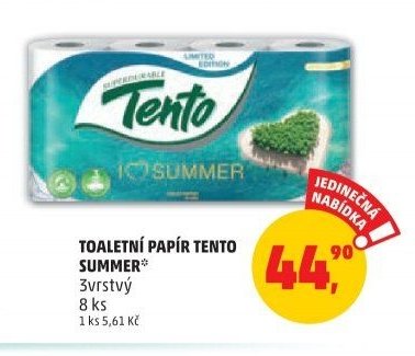 TOALETNÍ PAPÍR TENTO SUMMER