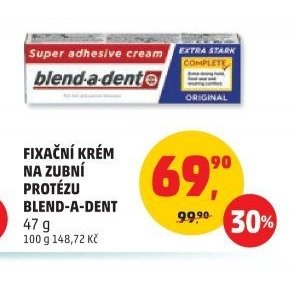 FIXAČNÍ KRÉM NA ZUBNÍ PROTÉZU BLEND-A-DENT