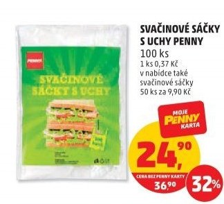 SVAČINOVÉ SÁČKY S UCHY PENNY