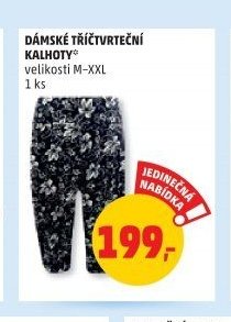 DÁMSKÉ TŘÍČTVRTĚČNÍ KALHOTY