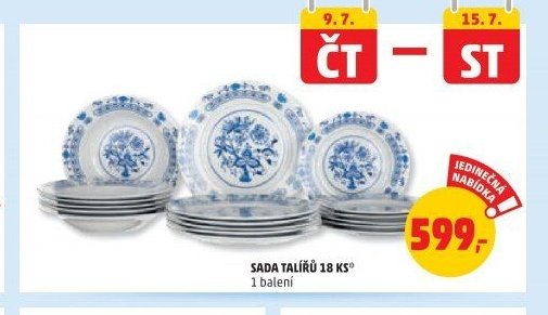 Sada talířů 18 ks