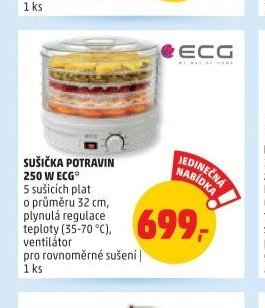 Sušička potravin 250 W ECG