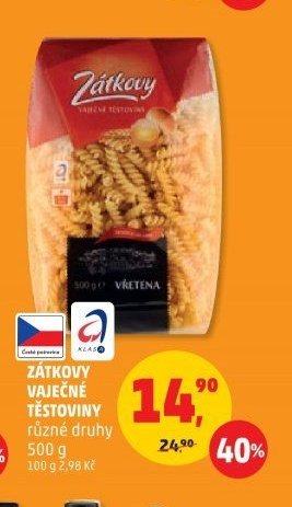 Zátkovy vaječné těstoviny