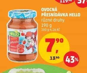 Ovocná přesnídávka Hello