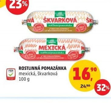 Rostlinná pomazánka mexická, škvarková 100 g