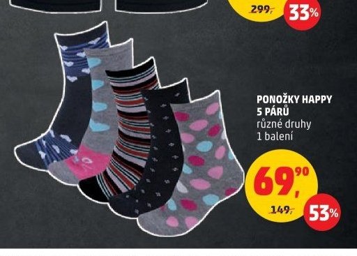 Ponožky Happy