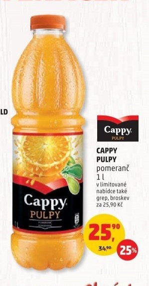 CAPPY PULPY pomeranč