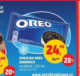 Zmrzlina Oreo Sandwich