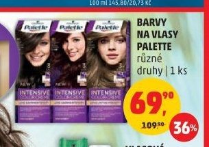 Barvy na vlasy Palette