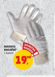 RUKAVICE BAVLNĚNÉ