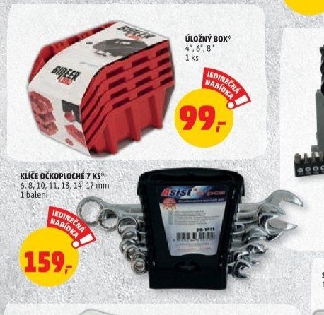 KLÍČE OČKOPLOCHÉ 7 KS