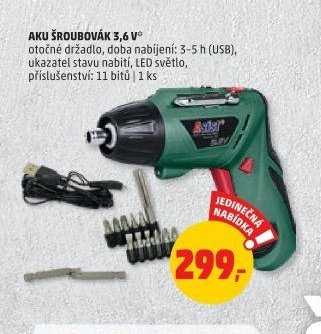 AKU ŠROUBOVÁK 3,6 V