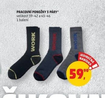 PRACCOVNÍ PONOŽKY 3 PÁRY