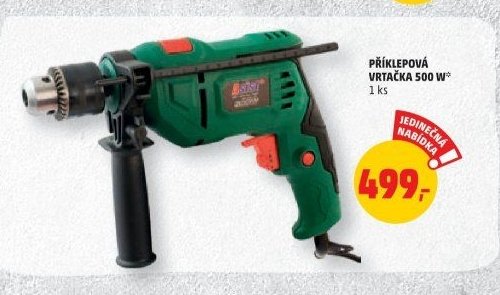 PŘÍKLEPOVÁ VRTAČKA 500 W