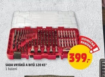 SADA VRTÁKŮ A BITŮ 120 KS