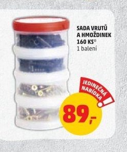 SADA VRUTŮ A HMOŽDINEK 160 KS