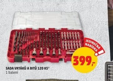 SADA VRTÁKŮ A BITŮ 120 KS