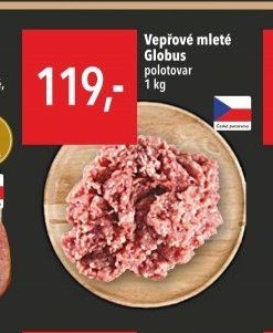 Vepřové mleté Globus polotovar