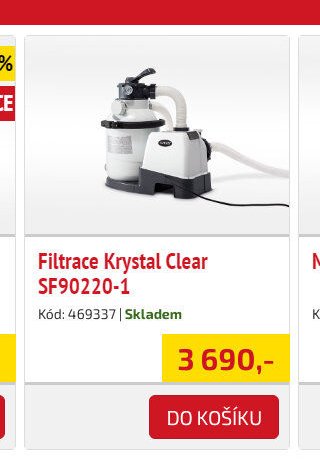 Filtrace Krystal Clear SF90220-1 - UNI HOBBY akcniletaky.com