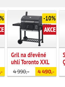Gril na dřevěné uhlí Toronto XXL - UNI HOBBY akcniletaky.com