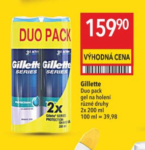 Gillette Duo pack gel na holení