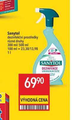 Sanytol dezinfekční prostředek
