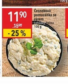Česneková pomazánka se sýrem