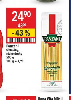Panzani těstoviny
