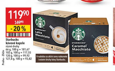 Starbucks kávové kapsle
