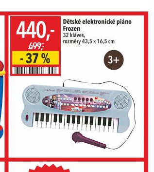 Dětské elektronické piáno Frozen
