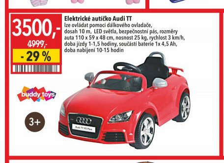 Elektrické autíčko Audi TT