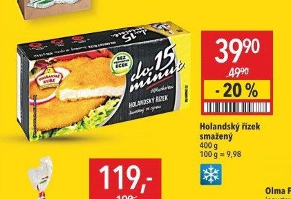 Holandský řízek smažený