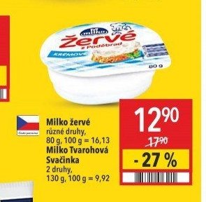 Milko žervé / Milko Tvarohová Svačinka