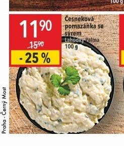 Česneková pomazánka se sýrem