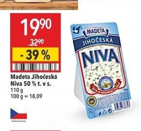 Madeta Jihočeská Niva 50 % t. v s.