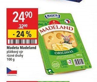 Madeta Madeland plátkový sýr