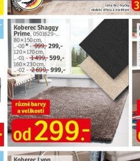 Koberec Shaggy Prime