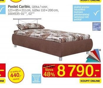 Postel Caribic - ASKO akcniletaky.com