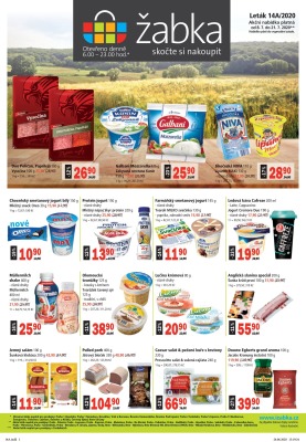 akční leták Žabka 8.7.2020-21.7.2020