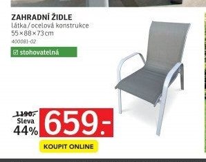 ZAHRADNÍ ŽIDLE (set) - ASKO akcniletaky.com