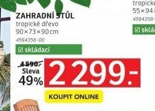 Zahradní stůl - ASKO akcniletaky.com