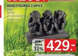 Deko figurka 3 opice - ASKO akcniletaky.com